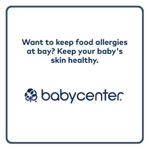 Baby Center: Want to keep food allergies at bay? Keep your baby's skin healthy