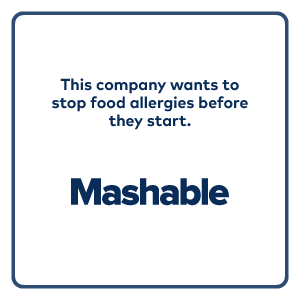 Mashable article: This company wants to stop food allergies before they start. Can they do it?